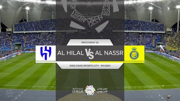 CHUTOGEL - Prediksi Pertandingan Al-Nassr vs Al-Hilal di Liga Saudi 2024